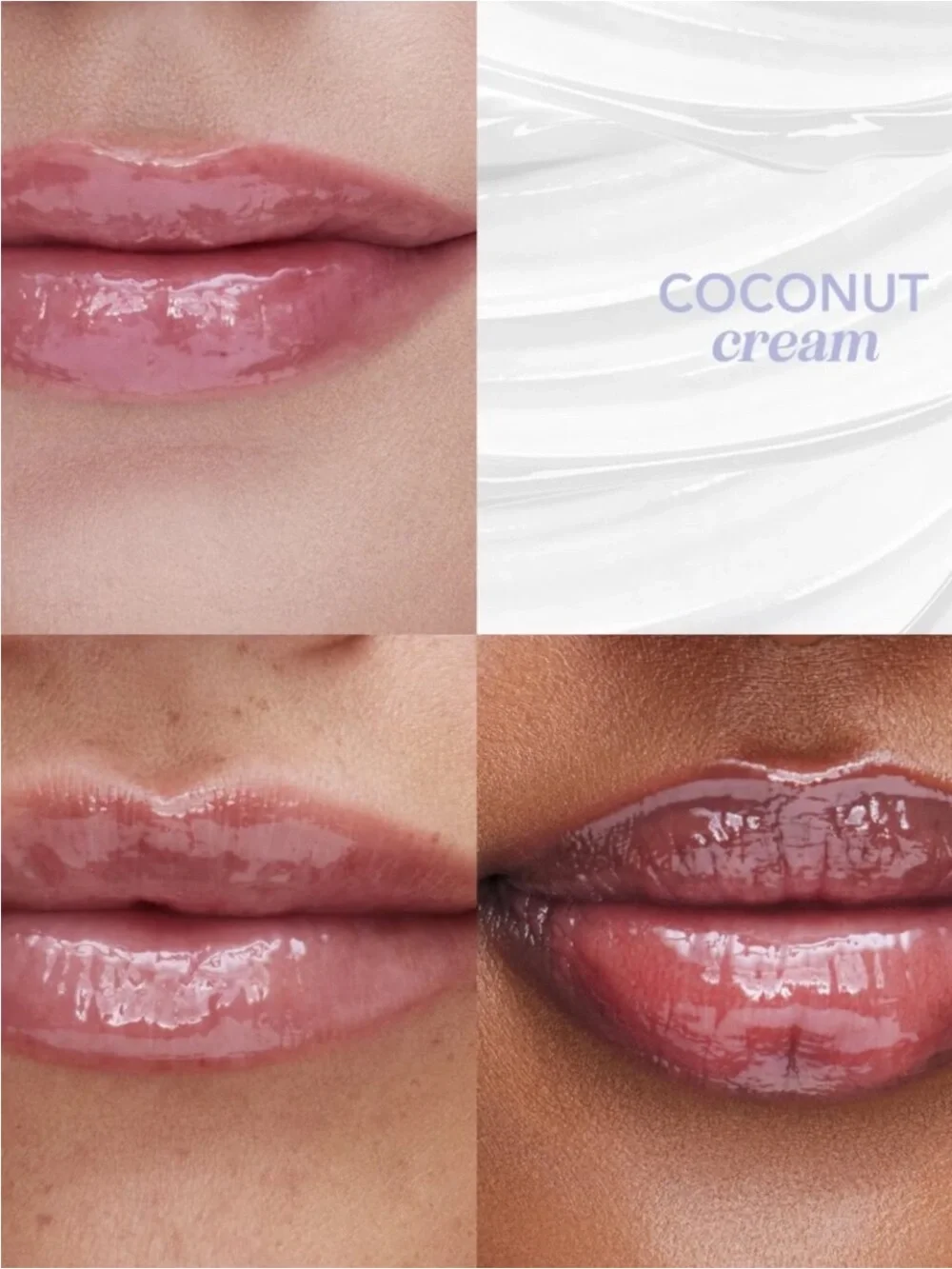 Polite Society Polite Pout Glossy Lip Balm Coconut Cream 0.34 oz / 10 mL NIB